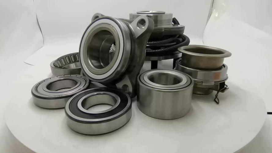Cross-sectional diagram of industrial roller bearings showing internal components